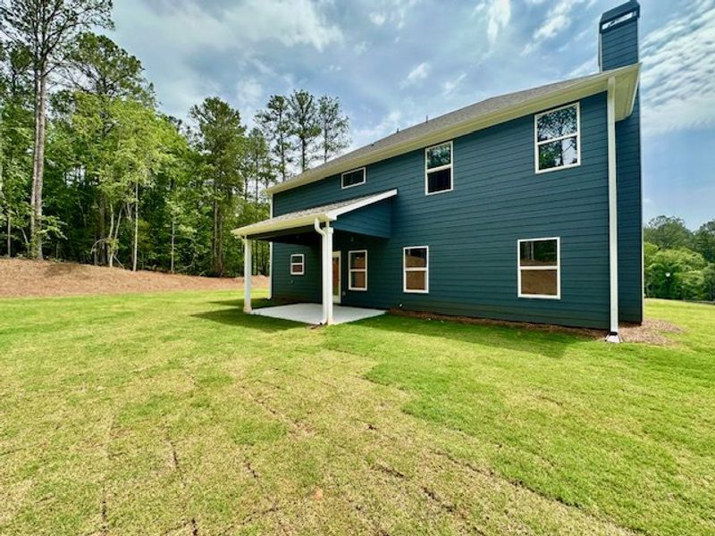 Front exterior of a new home in Sagebrook, Newnan, GA, highlighting curb appeal (Image 19).