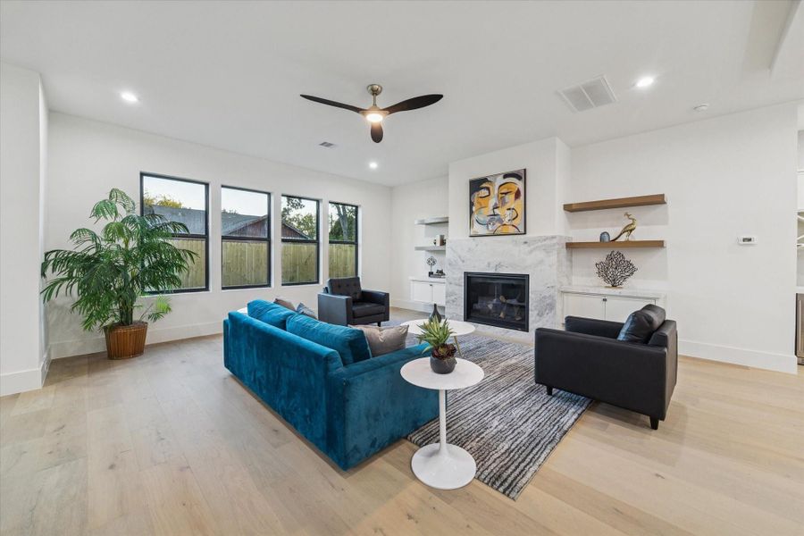 Furnished interior view inside a new home in , Houston (Image 6).