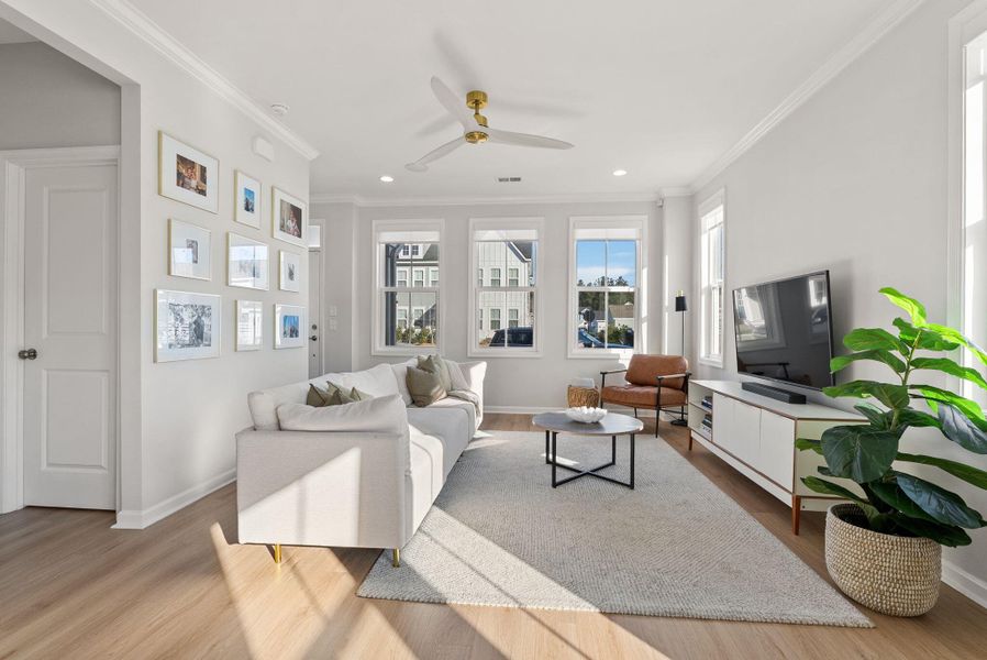 Furnished interior view inside a new home in , Summerville (Image 14).