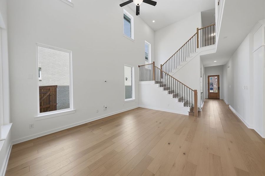 Spacious, unfurnished interior of a new home in Light Farms Brenham - 40' Lots, Celina (Image 26).