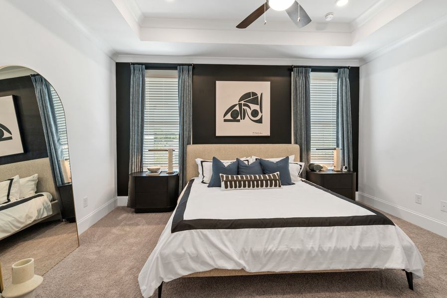 Representative furnished interior of a home built from the The Barnsley I by The Providence Group in IveyBrooke, Alpharetta (Image 35).