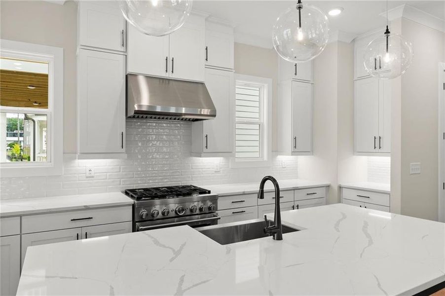 Furnished interior view inside a new home in West Town, Atlanta (Image 15). Furnished interior view inside a new home in West Town, Atlanta (Image 15).