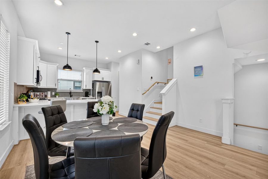 Furnished interior view inside a new home in , Houston (Image 8).