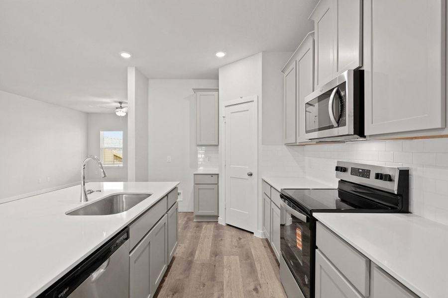 Furnished interior view inside a new home in Reveille Estates, Bryan (Image 5). Furnished interior view inside a new home in Reveille Estates, Bryan (Image 5).