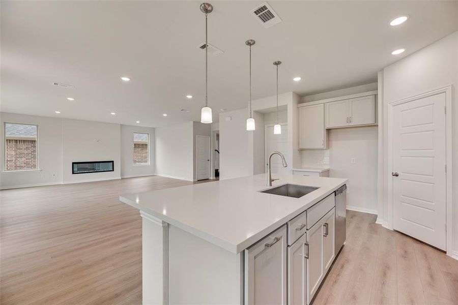 Furnished interior view inside a new home in Villages of Hurricane Creek, Anna (Image 8).
