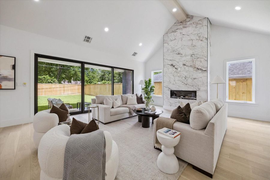 Furnished interior view inside a new home in , Houston (Image 15).
