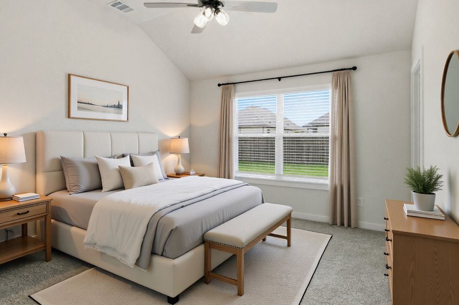 Furnished interior view inside a new home in Bonham Trace, Bryan (Image 6).
