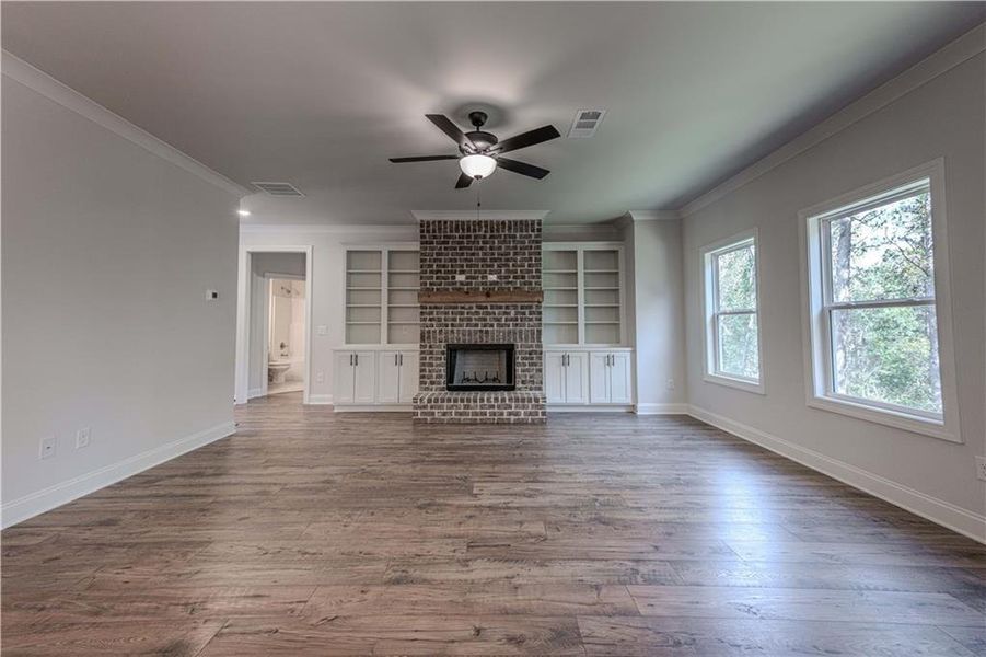 Spacious, unfurnished interior of a new home in Woodland Hills, Loganville (Image 33). Spacious, unfurnished interior of a new home in Woodland Hills, Loganville (Image 33).