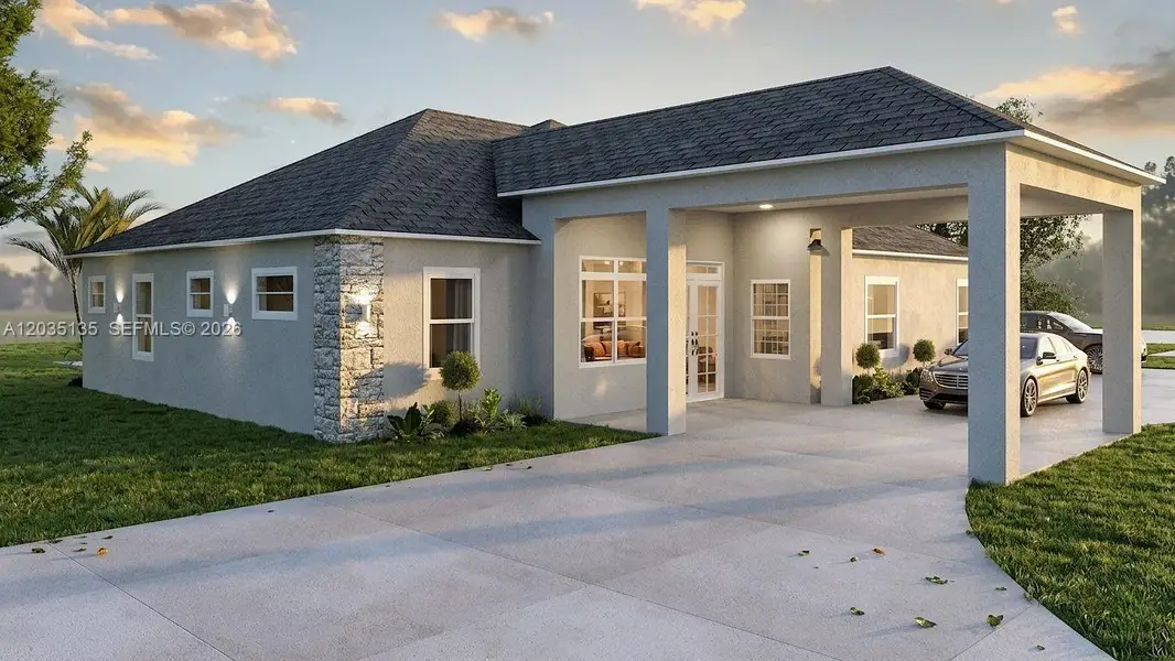 Exterior details and patio area of a home in , Sebring (Image 2). Exterior details and patio area of a home in , Sebring (Image 2).