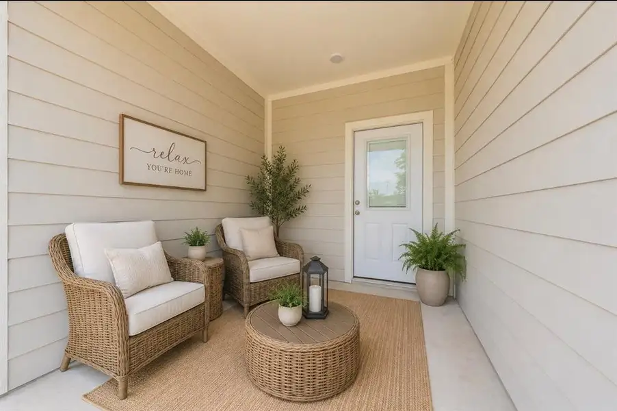 Exterior details and patio area of a home in , Dallas (Image 3).