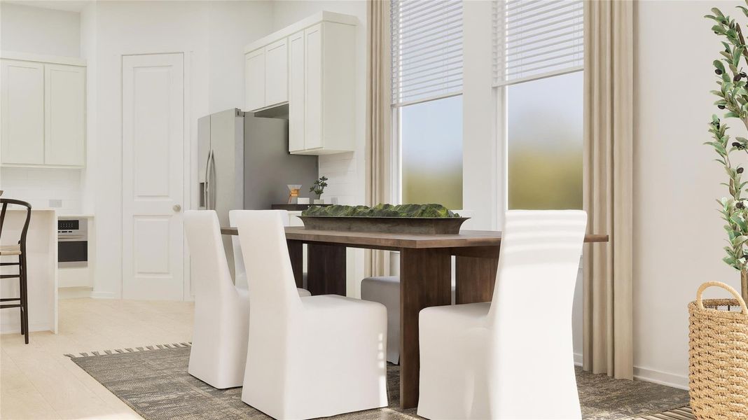 Furnished interior view inside a new home in Anniston, Katy (Image 26).