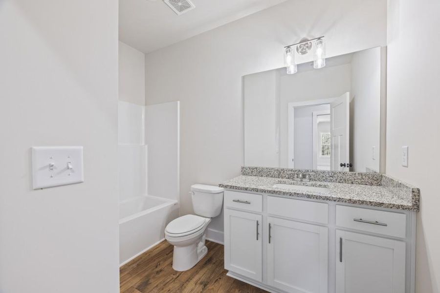 Furnished interior view inside a new home in , Hartwell (Image 34).