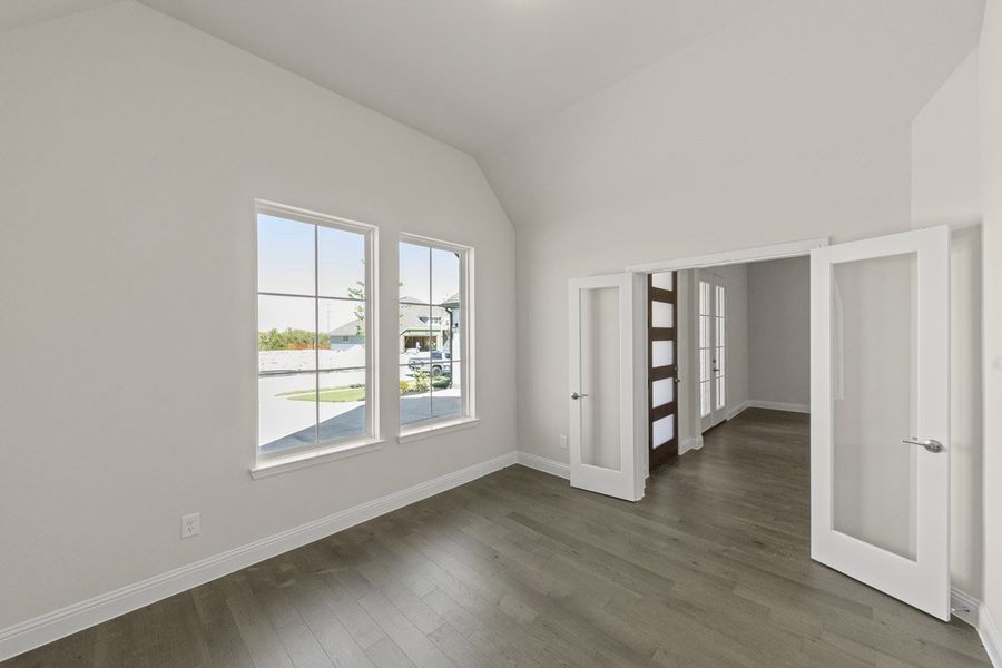 Representative unfurnished interior of a home built from the San Martino II by Pacesetter Homes in Park Hills, Rockwall (Image 24). Representative unfurnished interior of a home built from the San Martino II by Pacesetter Homes in Park Hills, Rockwall (Image 24).