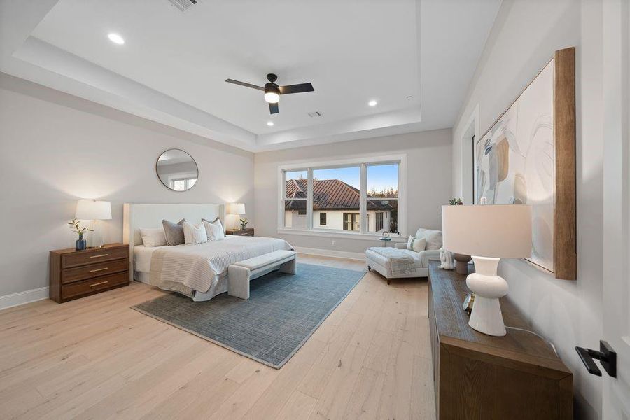 Furnished interior view inside a new home in , Houston (Image 7).