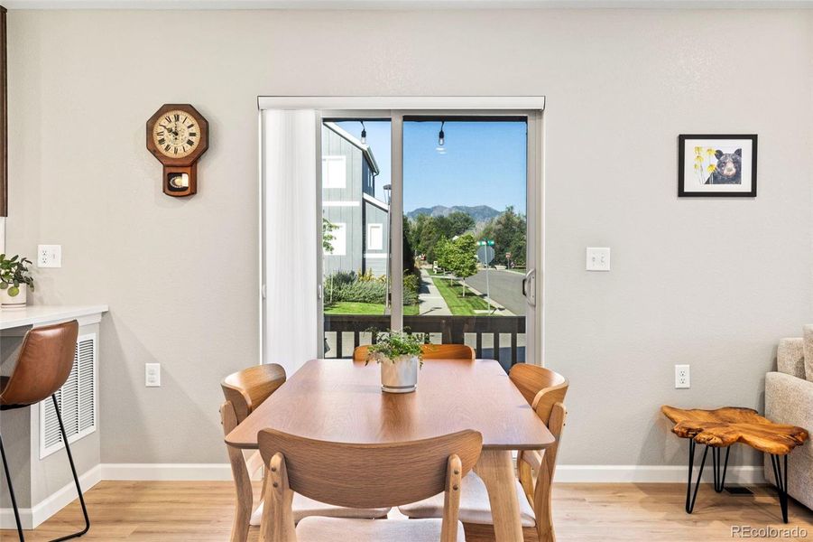 Walk out your sliding glass door to your wrap around porch and more mountain views!