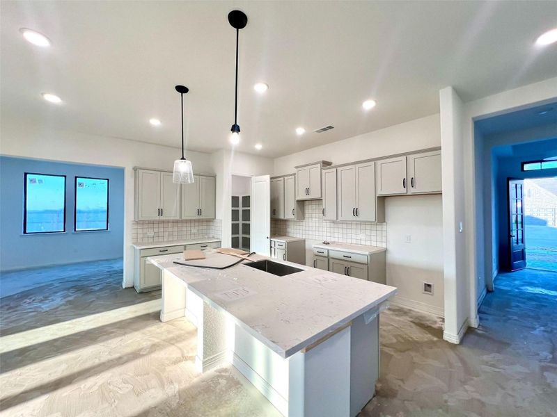 Actual progress of your home.