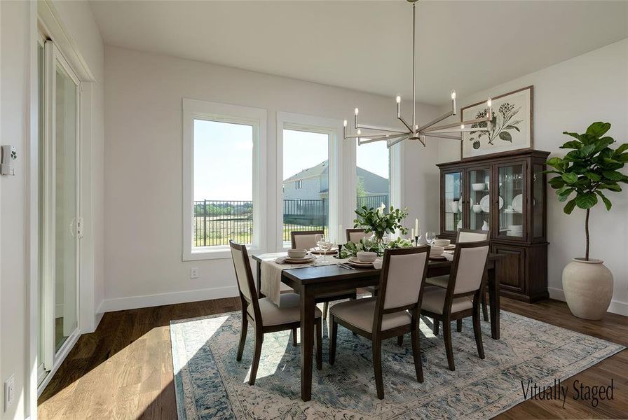 Furnished interior view inside a new home in , Rockwall (Image 12).