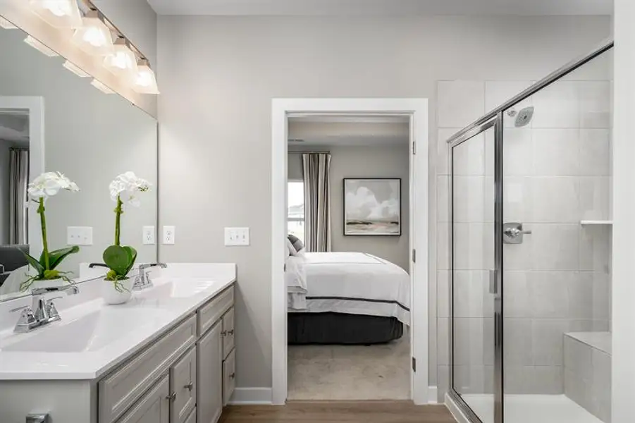 Representative furnished interior of a home built from the Bramante 2 Story by Ryan Homes in Berkeley, Spartanburg (Image 14).