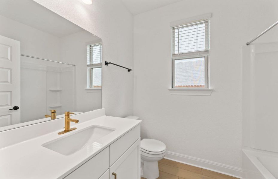 Furnished interior view inside a new home in Santa Rita Ranch, Liberty Hill (Image 9).