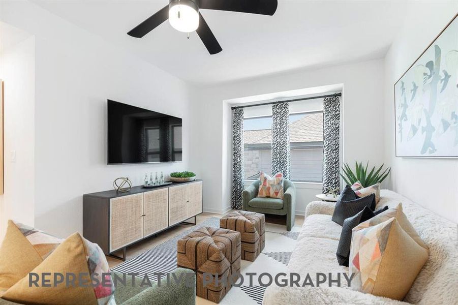 Furnished interior view inside a new home in Wellington, Haslet (Image 13).
