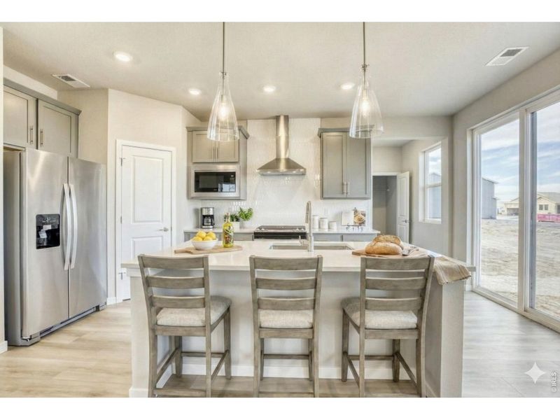 Furnished interior view inside a new home in Hidden Creek, Frederick (Image 32).