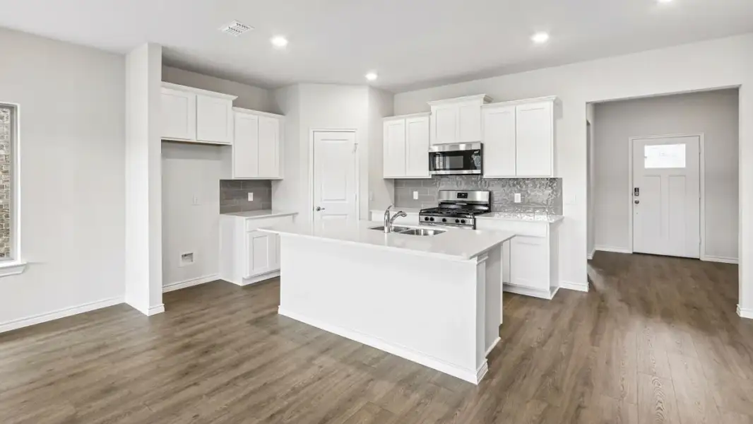 Furnished interior view inside a new home in Silverado, Aubrey (Image 3). Furnished interior view inside a new home in Silverado, Aubrey (Image 3).