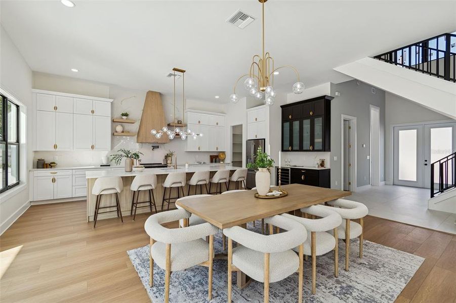 Furnished interior view inside a new home in , Tampa (Image 35).