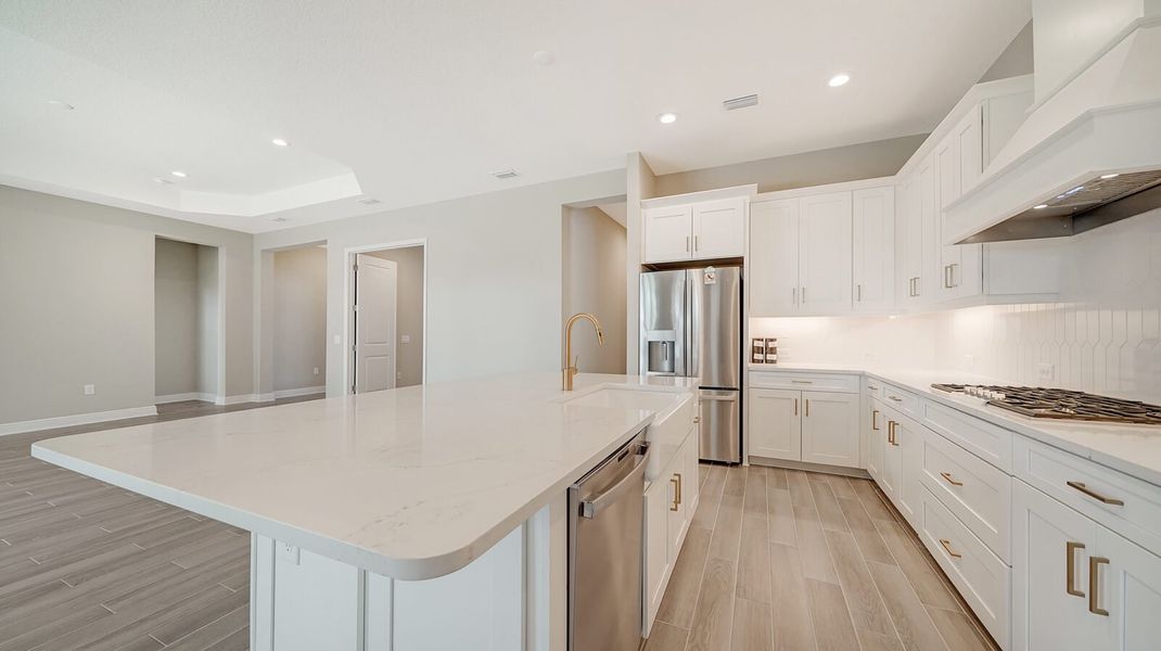Furnished interior view inside a new home in Grand Palm, Venice (Image 13).