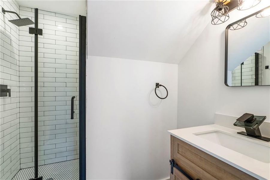 Furnished interior view inside a new home in , Atlanta (Image 18).