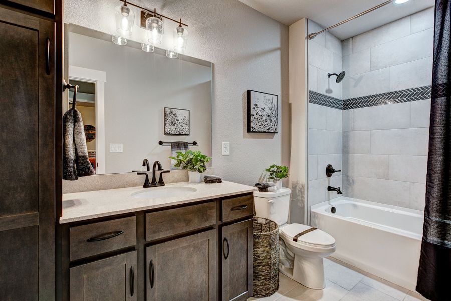 Representative furnished interior of a home built from the The Avalon by Landmark Homes in Vernazza, Windsor (Image 41).