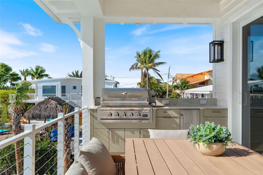 Exterior details and patio area of a home in , Key Largo (Image 26).