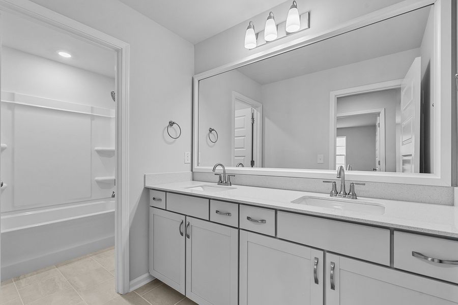 Furnished interior view inside a new home in Fieldstone, Lexington (Image 15).