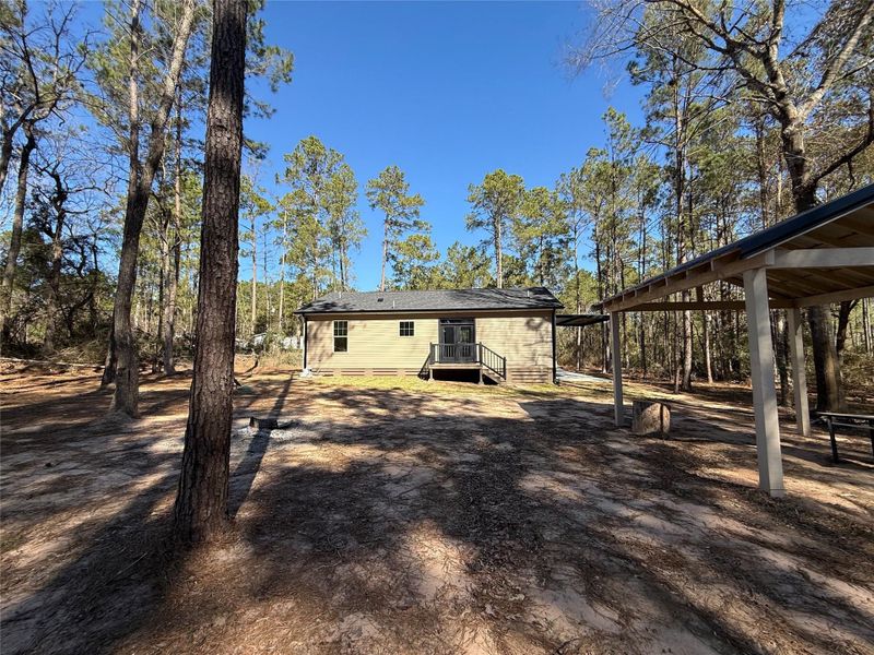 Exterior details and patio area of a home in , Plantersville (Image 22). Exterior details and patio area of a home in , Plantersville (Image 22).