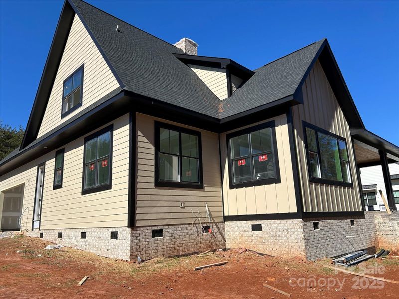 Exterior details and patio area of a home in , Mooresville (Image 3).