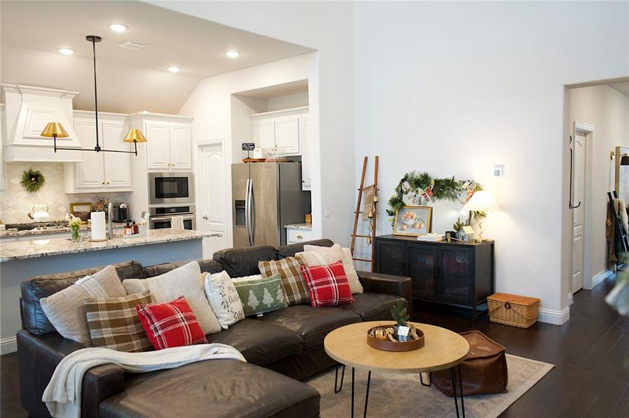 Furnished interior view inside a new home in , Little Elm (Image 17).