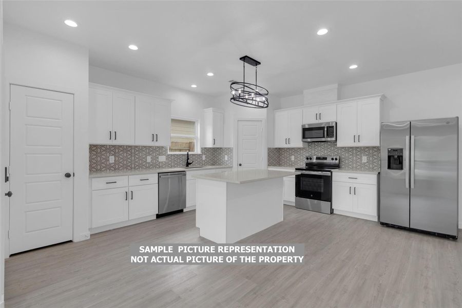 Furnished interior view inside a new home in , Willis (Image 5).