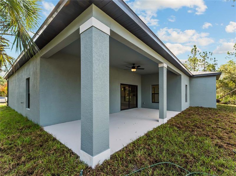 Exterior details and patio area of a home in , North Port (Image 3).