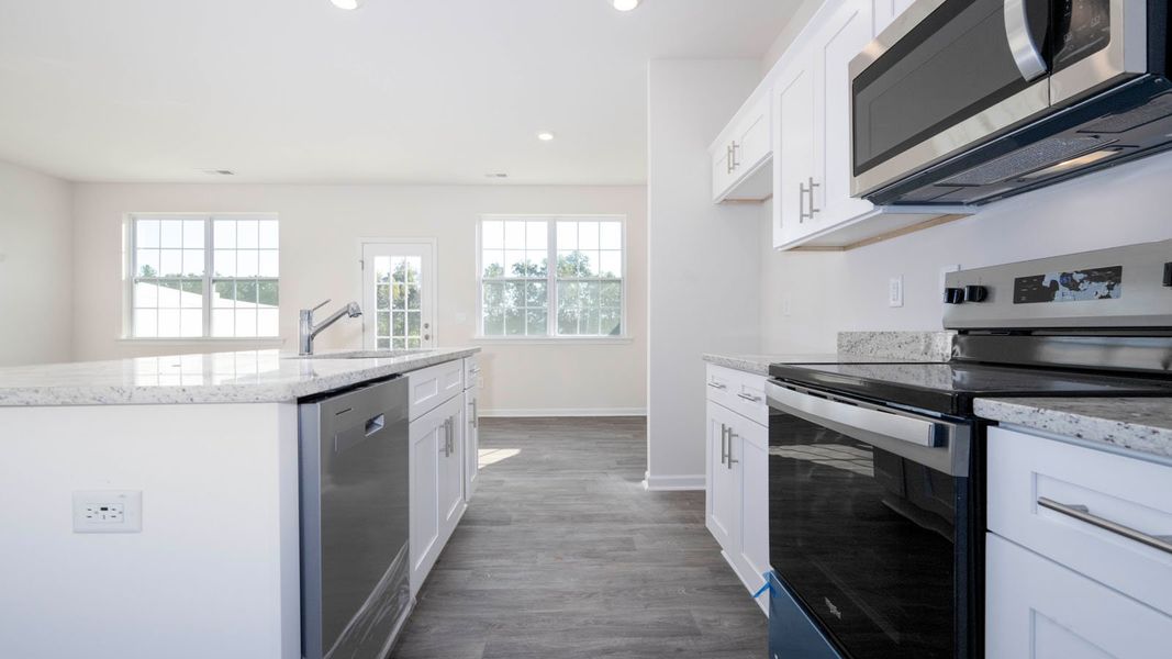 Furnished interior view inside a new home in Brightwood Farm, Whitsett (Image 4).