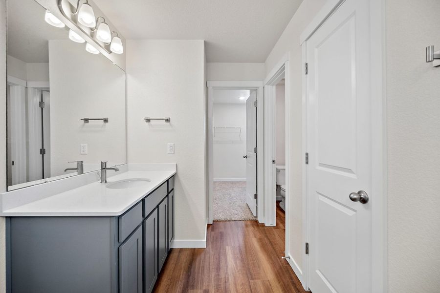 Furnished interior view inside a new home in Aspen Ranch, Fountain (Image 13).