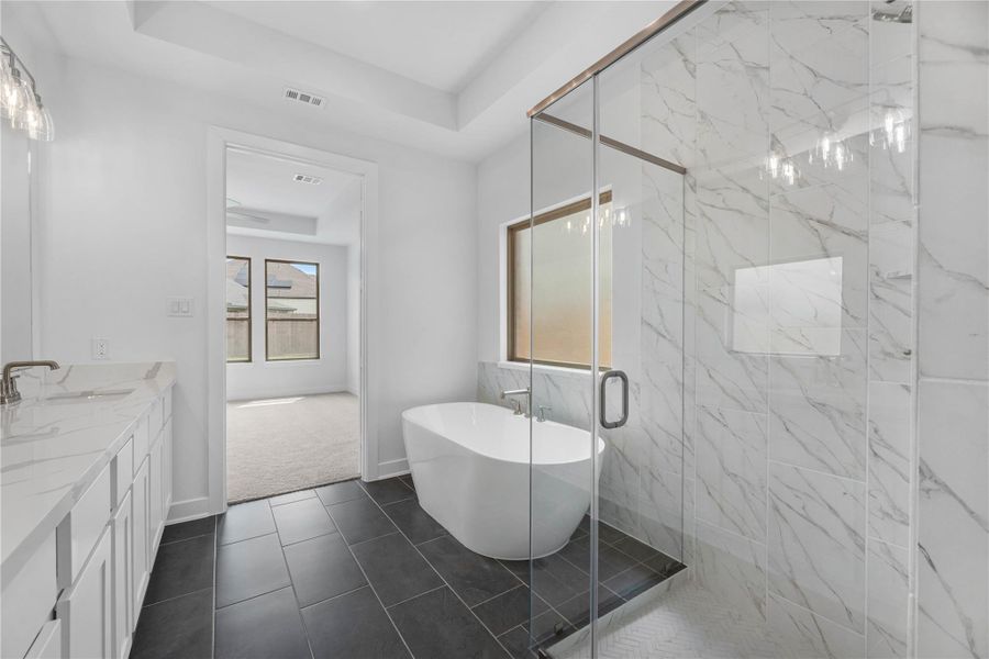 Furnished interior view inside a new home in Sunterra (Katy ISD), Katy (Image 4). Furnished interior view inside a new home in Sunterra (Katy ISD), Katy (Image 4).