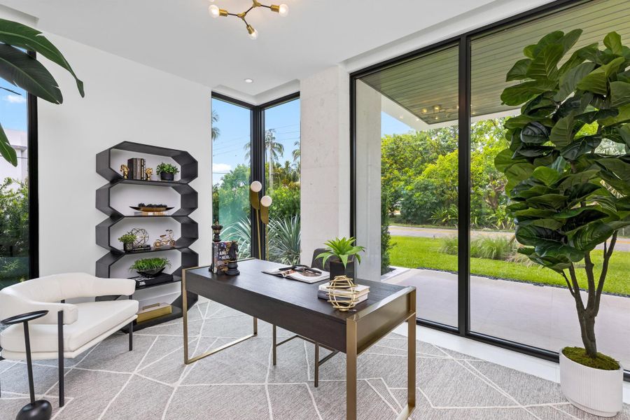 Furnished interior view inside a new home in , Boca Raton (Image 53). Furnished interior view inside a new home in , Boca Raton (Image 53).