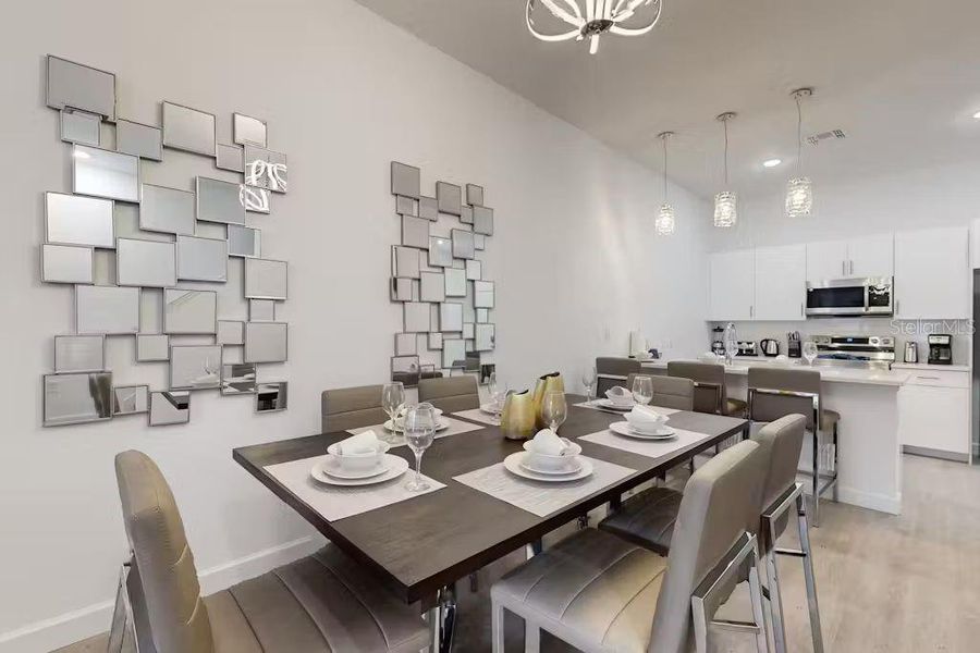 Furnished interior view inside a new home in , Davenport (Image 17).