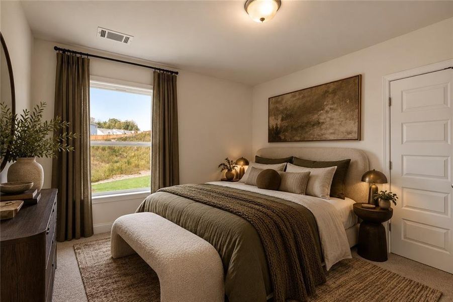 Furnished interior view inside a new home in Clark Farms, Flowery Branch (Image 9).
