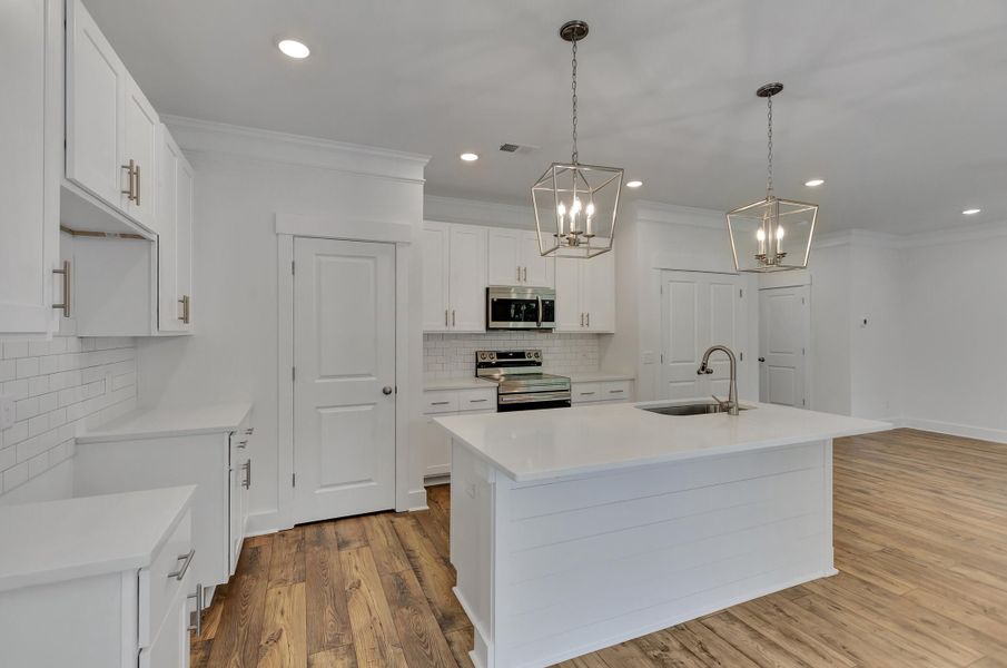 Furnished interior view inside a new home in , Awendaw (Image 13).