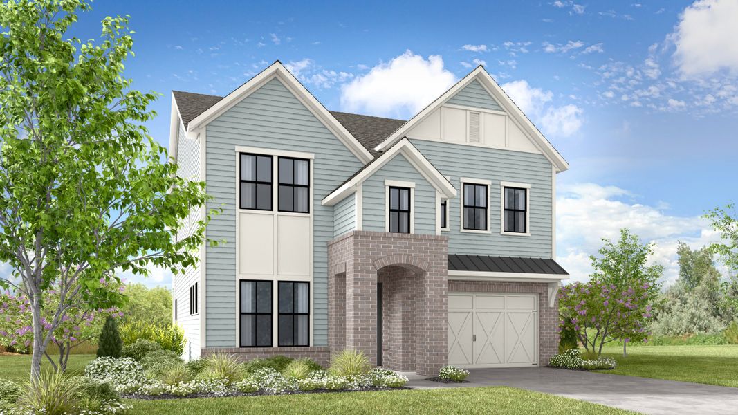 Representative exterior photo of a completed home built from the Champagne by Taylor Morrison in Towson Village, Peachtree City, GA (Image 5). Representative exterior photo of a completed home built from the Champagne by Taylor Morrison in Towson Village, Peachtree City, GA (Image 5).