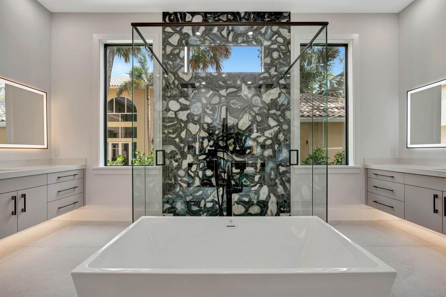 Furnished interior view inside a new home in , Lantana (Image 12).