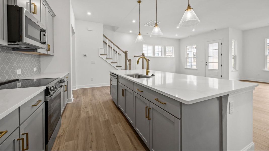 Brentwood Single Family home in River District by DRB Homes in Charlotte NC-  Kitchen