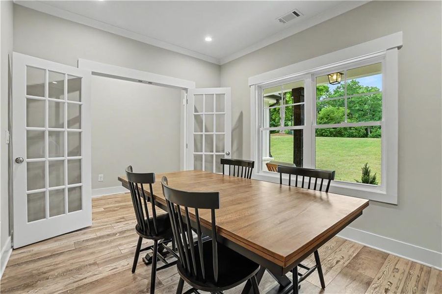 Furnished interior view inside a new home in , Hoschton (Image 5).