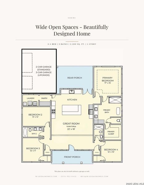 2D floor plan layout of this home in , La Vernia, TX (Image 2). 2D floor plan layout of this home in , La Vernia, TX (Image 2).
