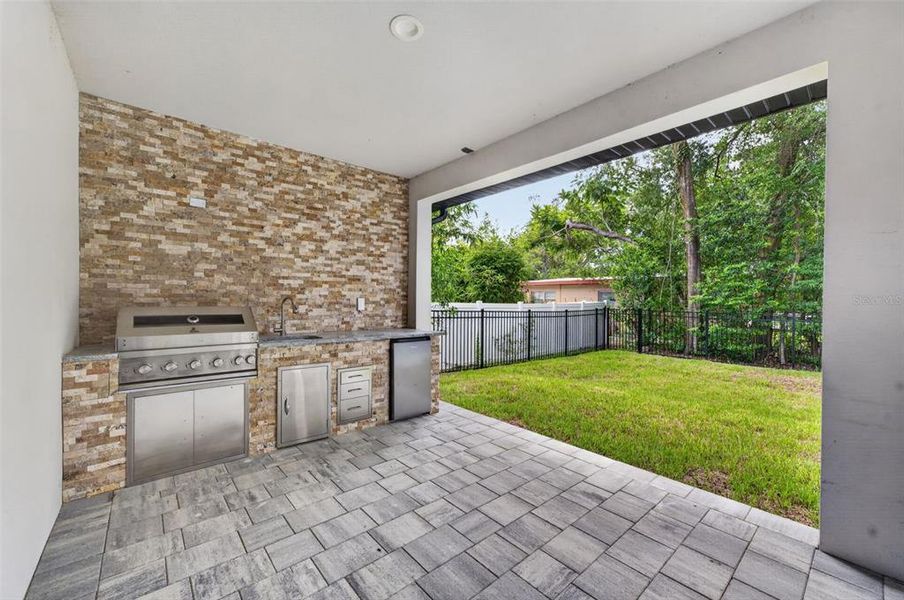 Exterior details and patio area of a home in , Winter Park (Image 3). Exterior details and patio area of a home in , Winter Park (Image 3).
